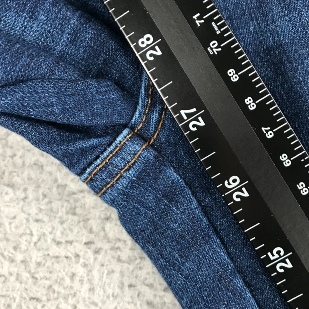 LOFT Size 28/6 Skinny Crop Lace Hem Detail High‎ Rise Jeans - Picture 15 of 15